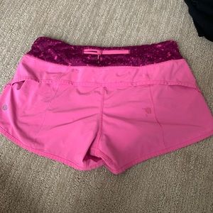 Lulelemon pink shorts size 6